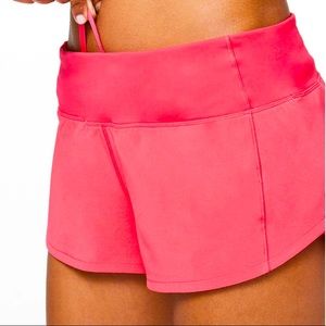 Lululemon Speed Up Short 2.5in Pink